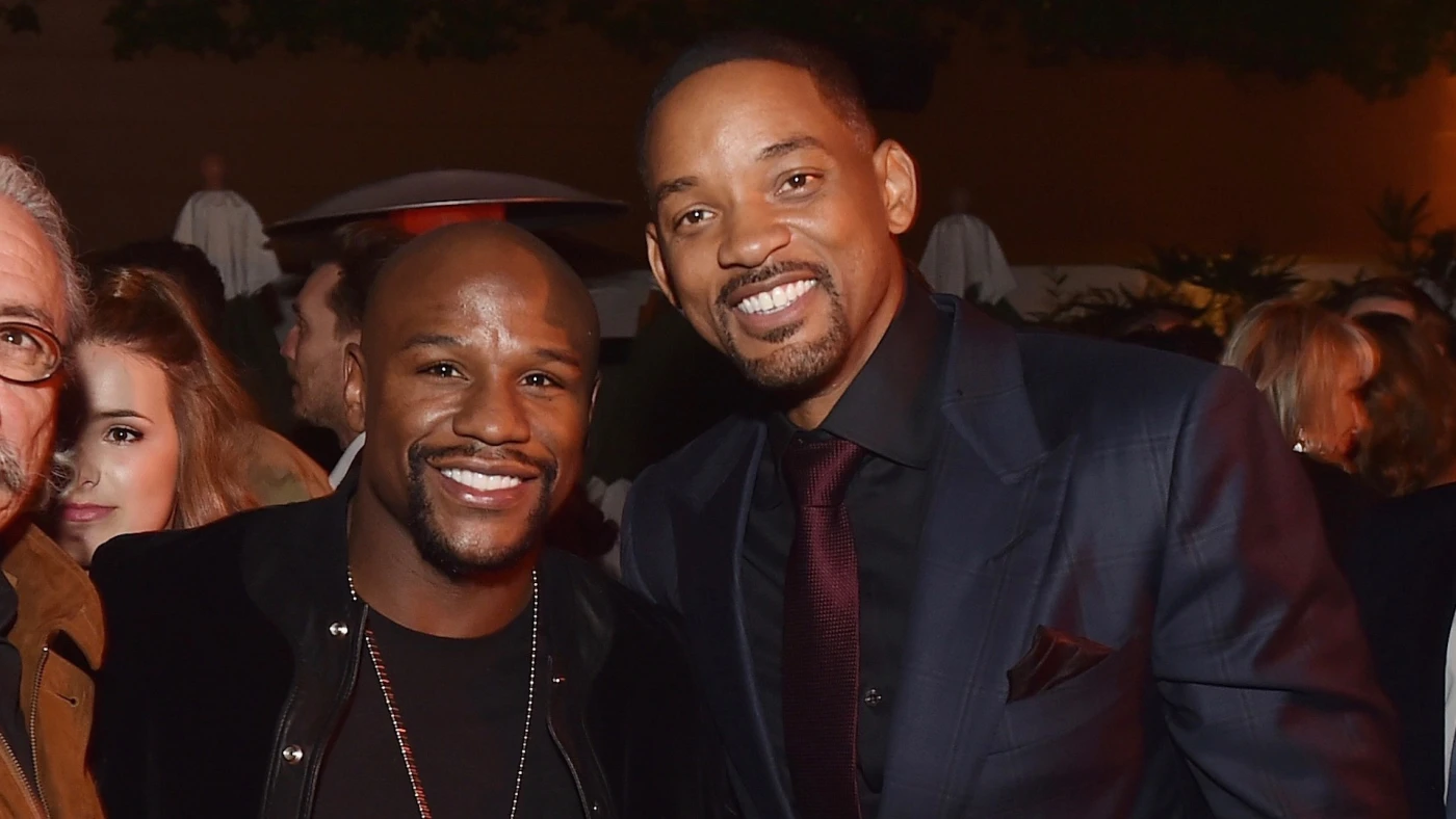 Floyd Mayweather and Will Smith