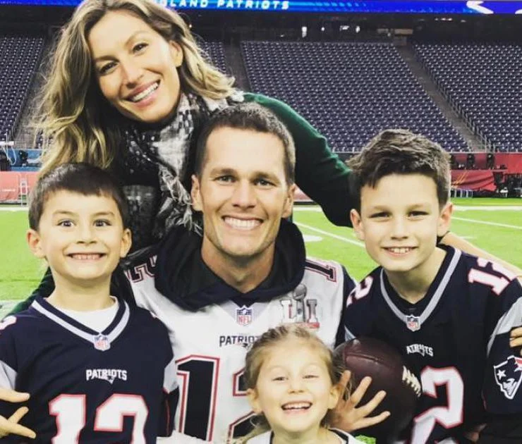 Gisele Bundchen, Tom Brady and their kids Jack, Vivian