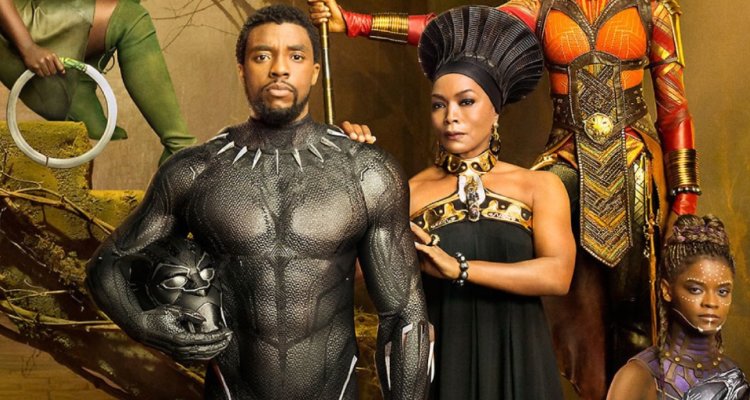 Black Panther-Angela Bassett and Chadwick Boseman