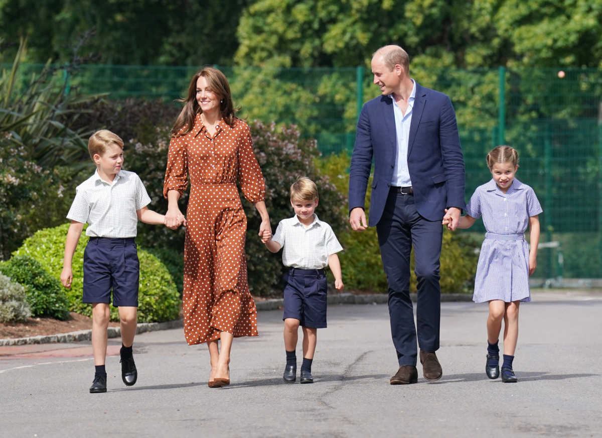 Kate Middleton and Prince Williams with Children