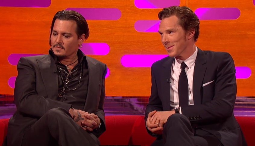 Johnny Depp and Benedict Cumberbatch