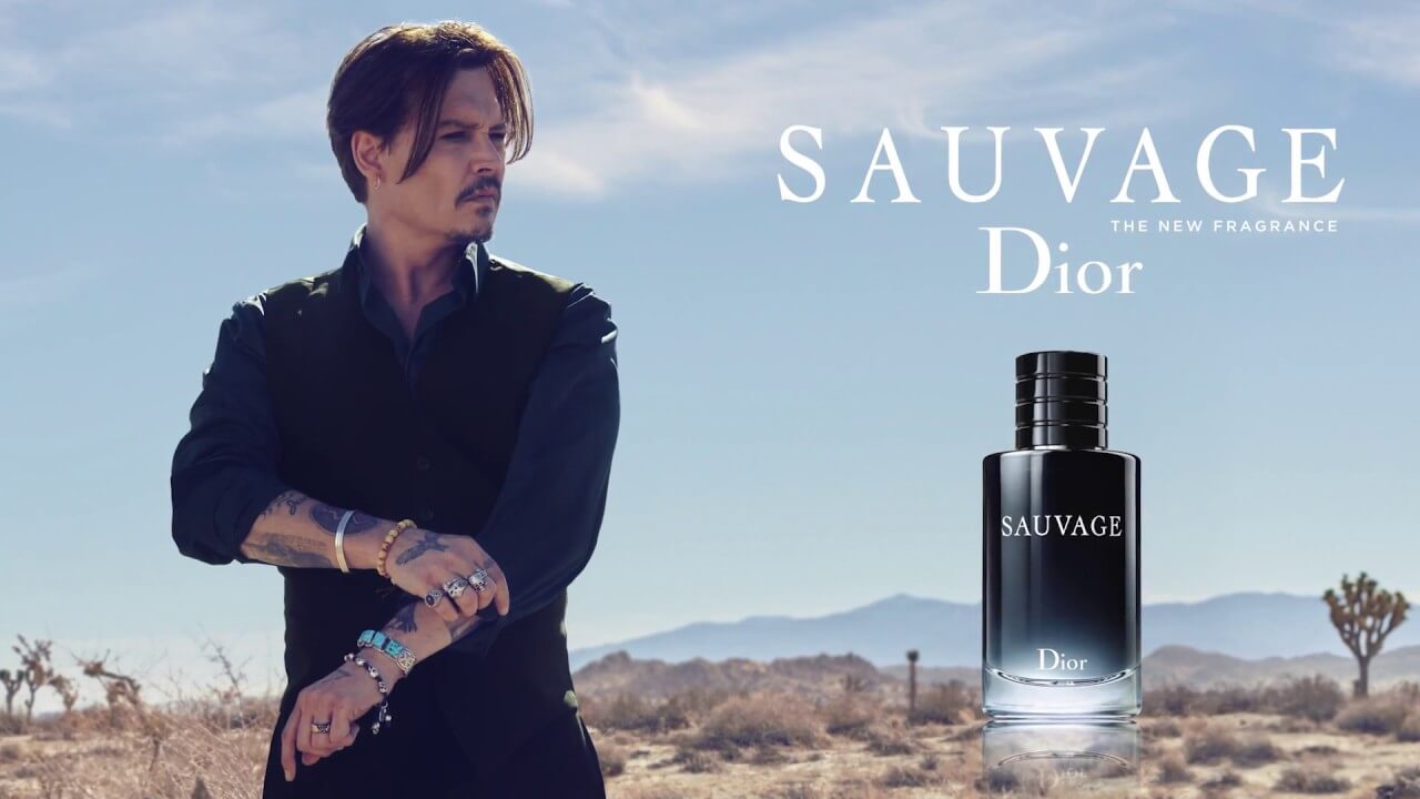 Johnny Depp the face of Dior