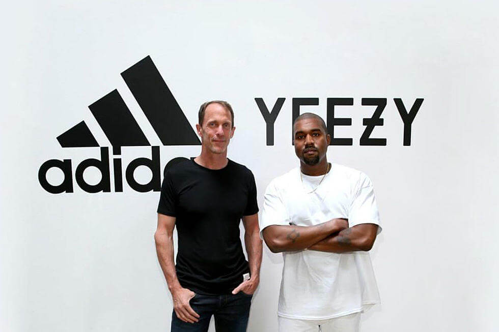 Kanye West with Yeezy employee 