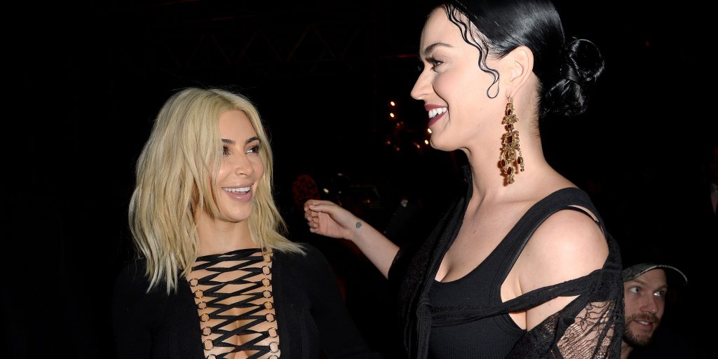 Kim Kardashian and Katy Perry