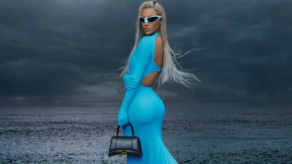 Kim Kardashian promoting Balenciaga