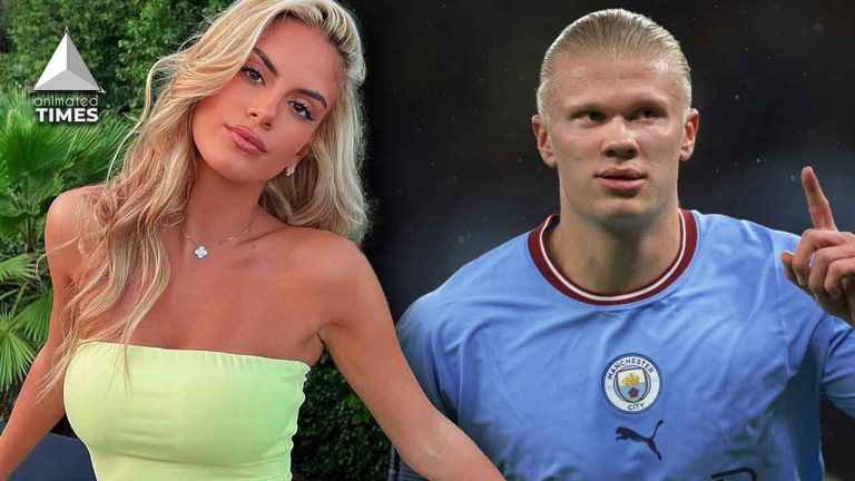 Maria Guardiola and Erling Haaland