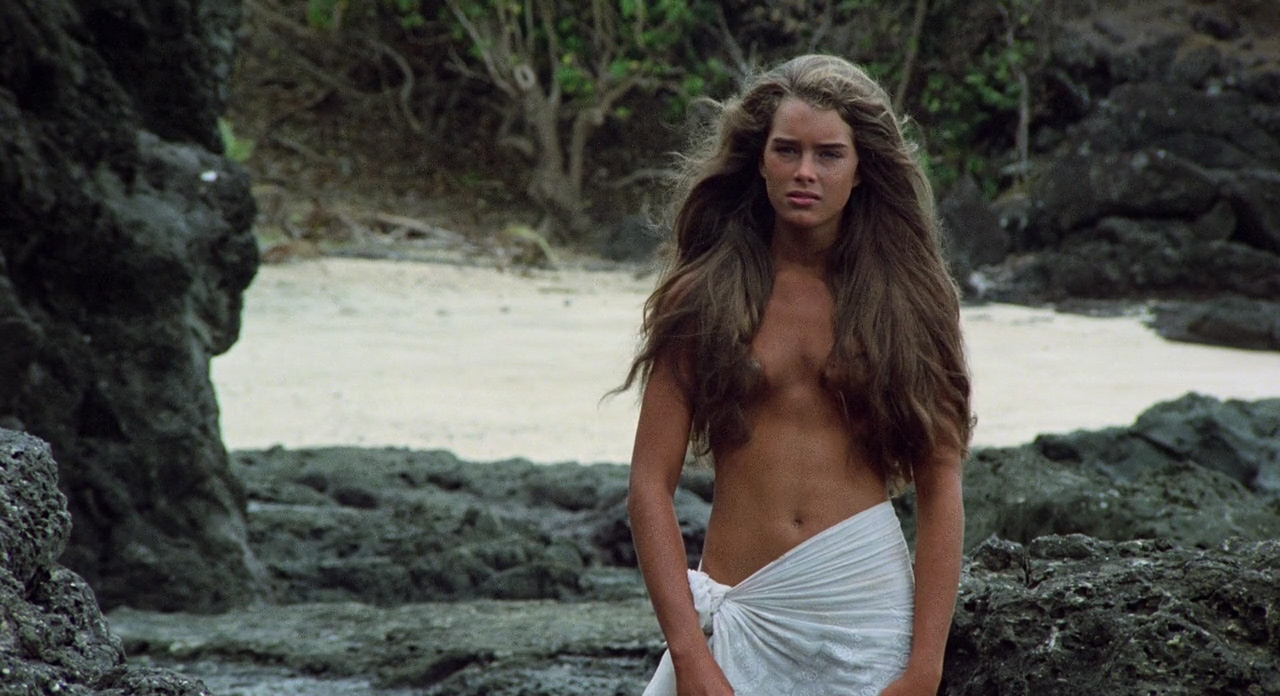15 years old Brooke Shields in The Blue Lagoon