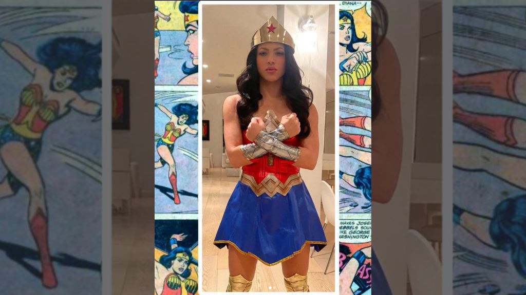 Shakira posts her Wonder Woman snap on Instagram