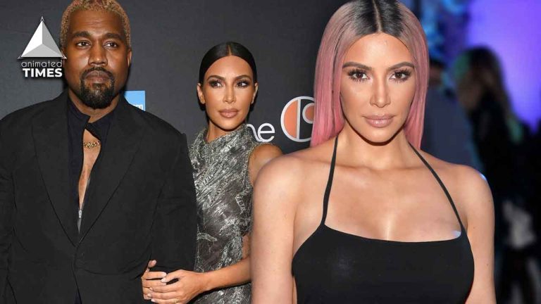 Kanye West with Julia Fox and Kim Kardashian
