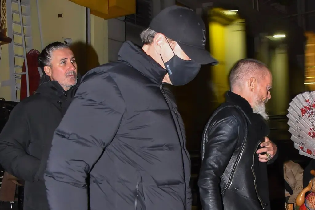 Leonardo DiCaprio was spotted after a dinner date with Gigi Hadid