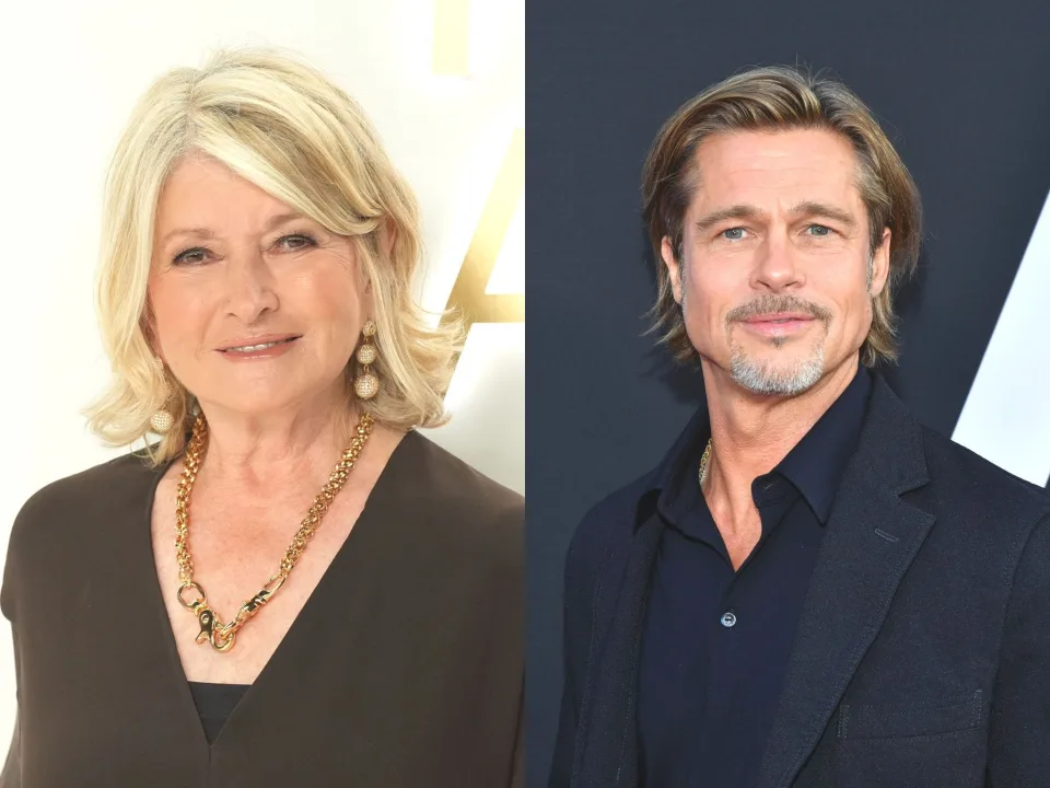 Martha Stewart has a crush on Brad Pitt