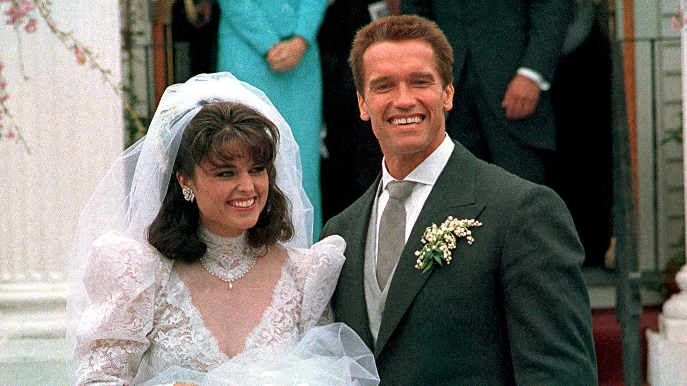 Arnold Schwarzenegger and Maria Shriver in 1986