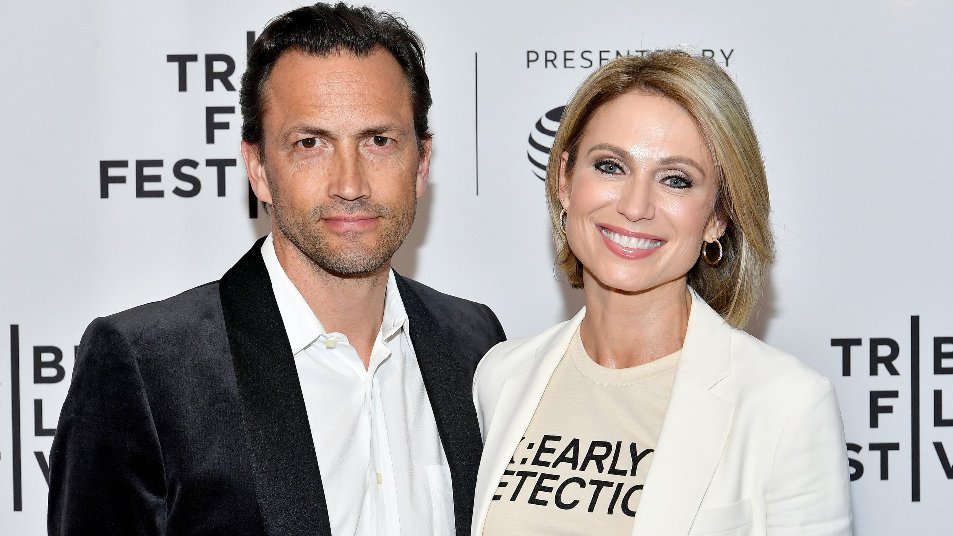 Amy Robach met her ex-husband, Andrew Shue