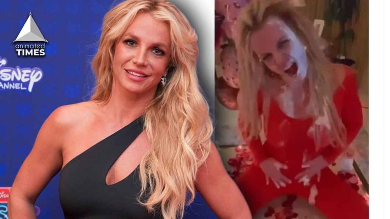 Britney Spears Apologizes To Her Instagram Followers By Eating Cake off the Floor