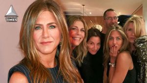 Jennifer Aniston threw an oldies-only party!