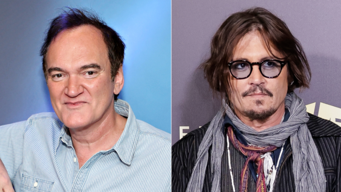 Quentin Tarantino and Johnny Depp
