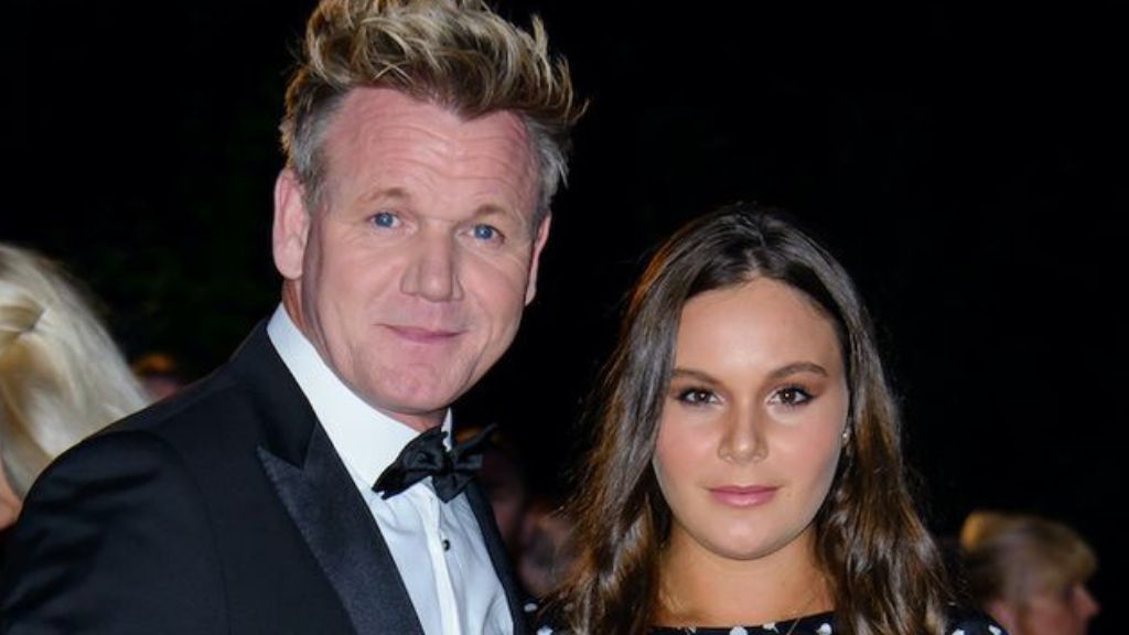 Gordan Ramsey with his daughter, Holly Ramsey 