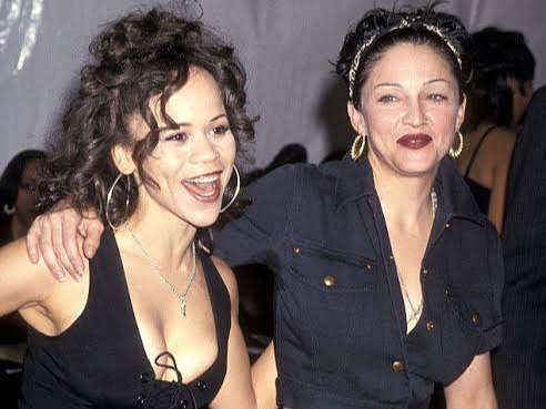 Rosie Perez and Madonna