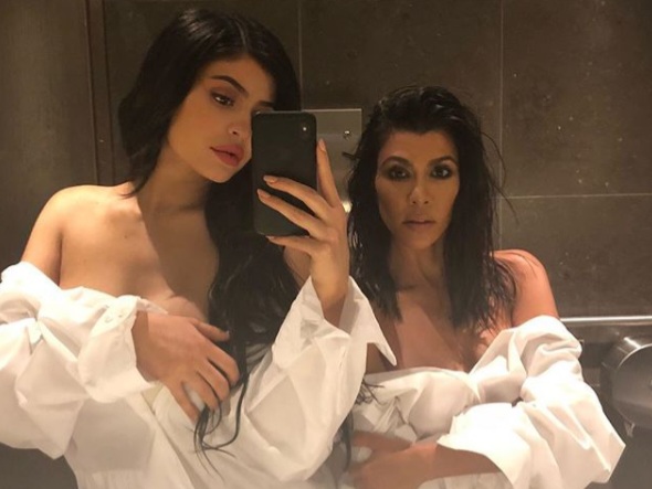 Kourtney Kardashian and Kylie Jenner's Instagram story raised some eyebrows