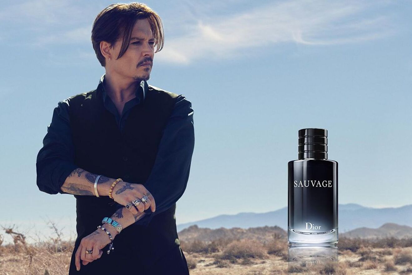 Johnny Depp's Dior Sauvage perfume advertisement