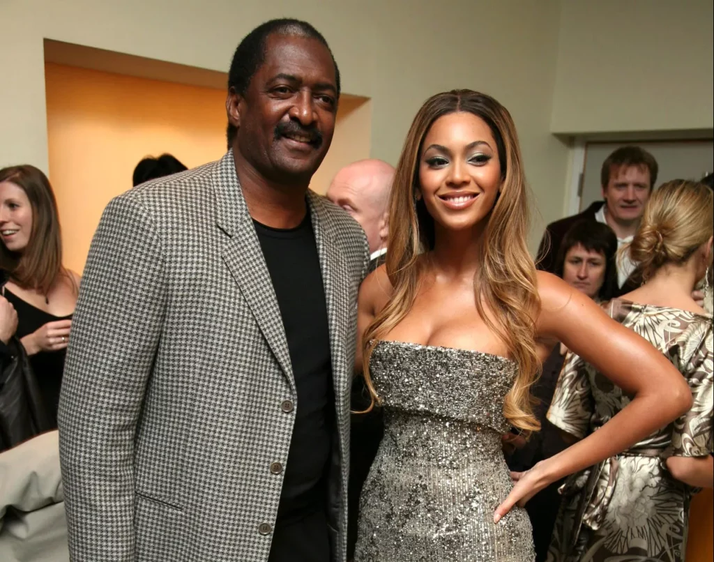 Beyonce with her father, Mathew Knowles