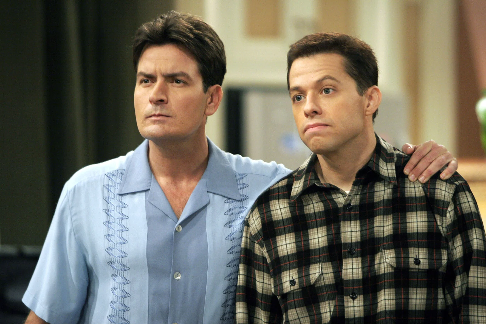 Charlie Sheen and Jon Cryer 