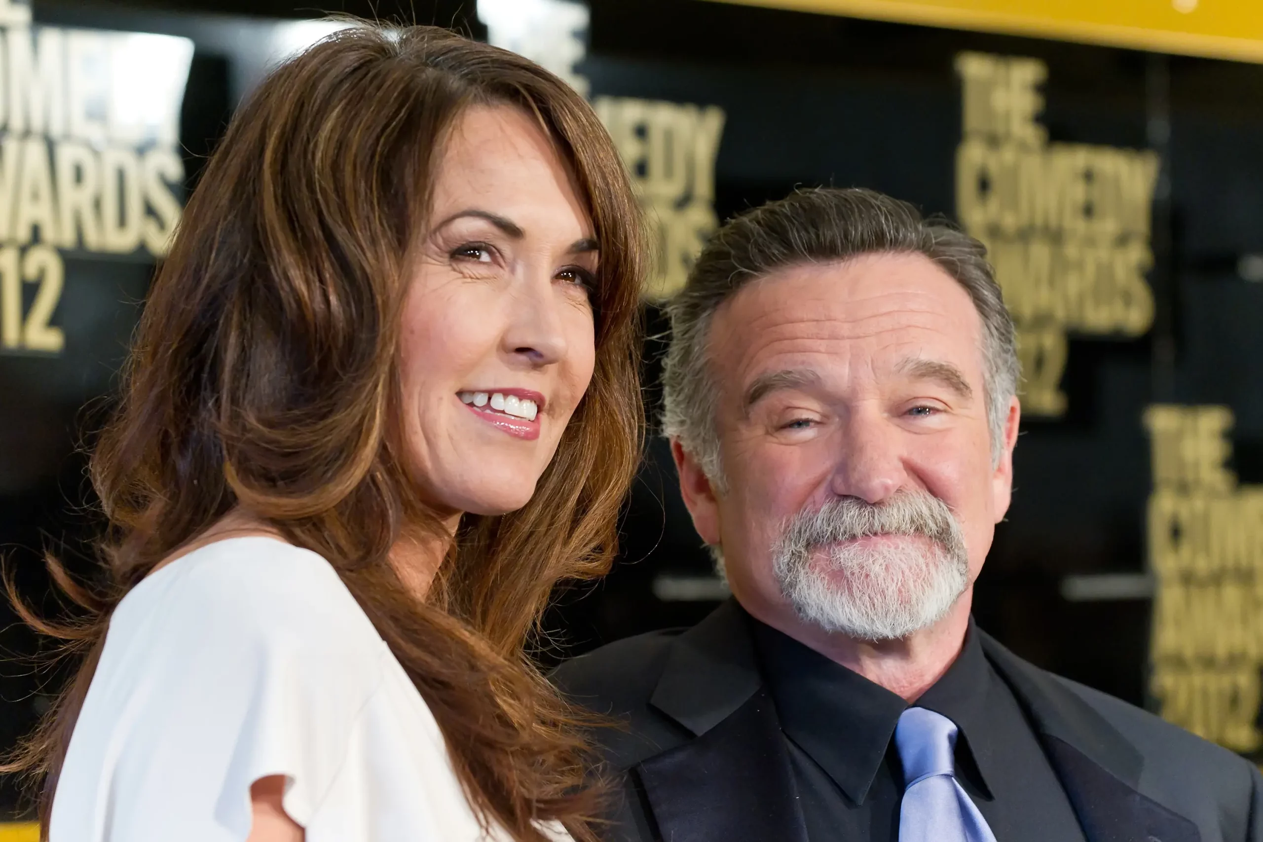 Robin Williams and Susan Schneider