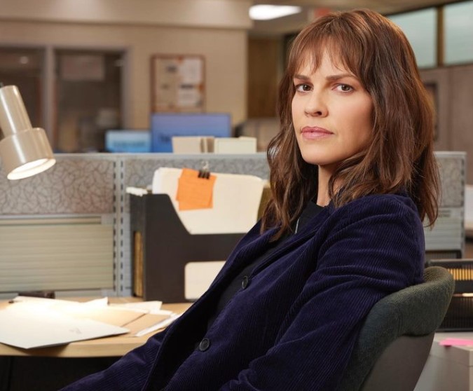 Hilary Swank as Eileen Fitzgerald in the show Alaska Daily