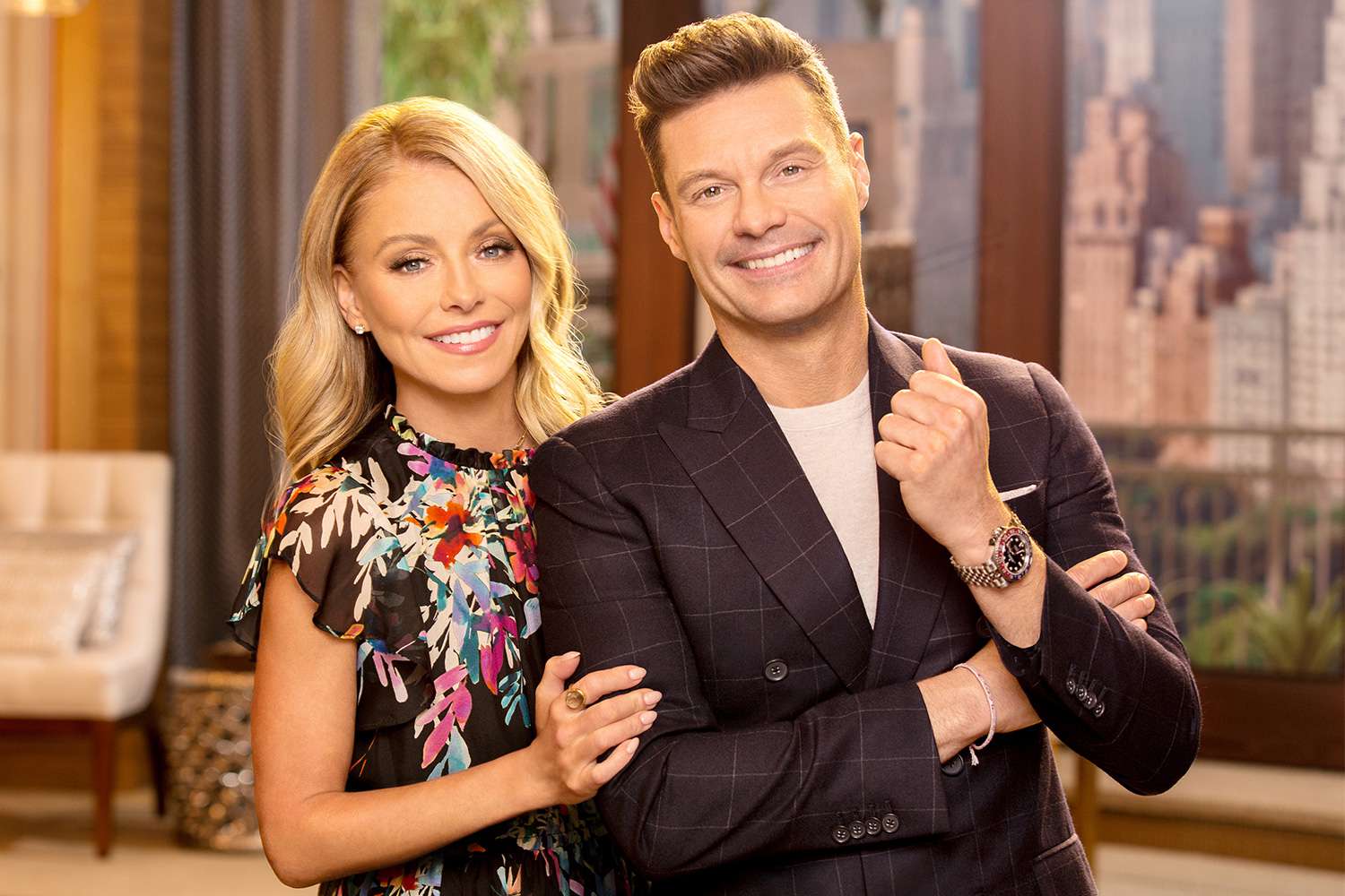 Kelly Ripa and Ryan Seacrest