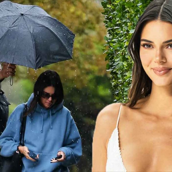 Kendall Jenner Relents to Privileged Brat Comments, Holds Her Own Umbrella After Making Security Guard Stand…