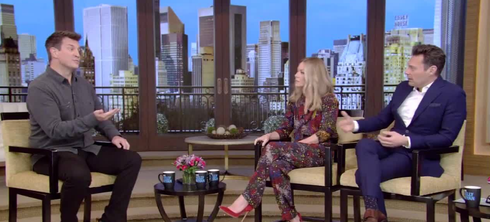 Nathan Fillion on Live With Kelly and Ryan