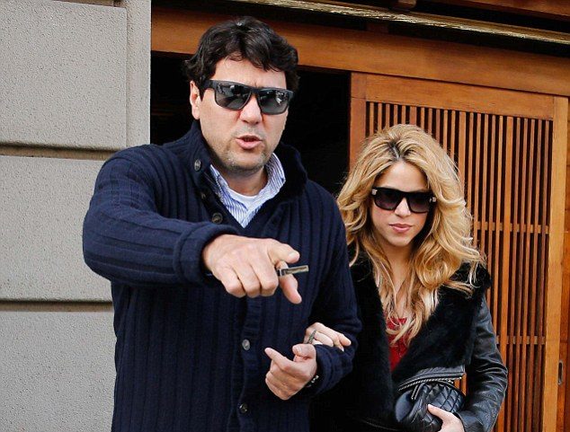Shakira with her brother Tonino Mebarak