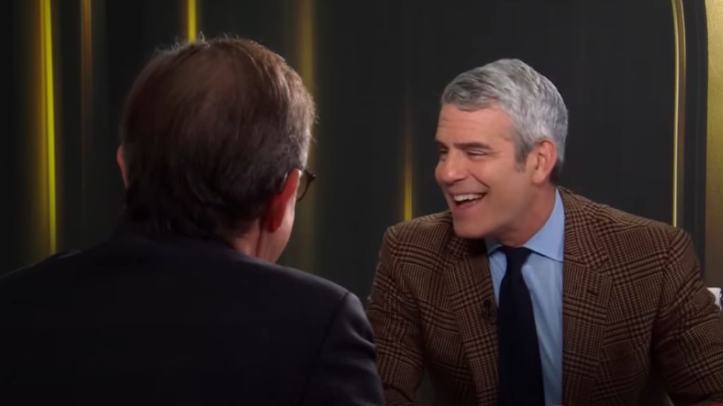 Chris Wallace with Andy Cohen