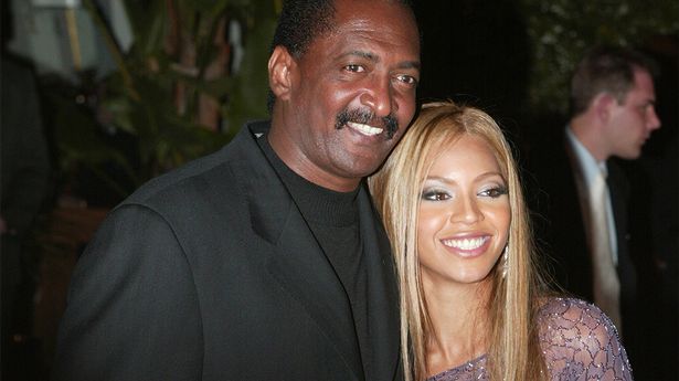Beyonce and Mathew Knowles
