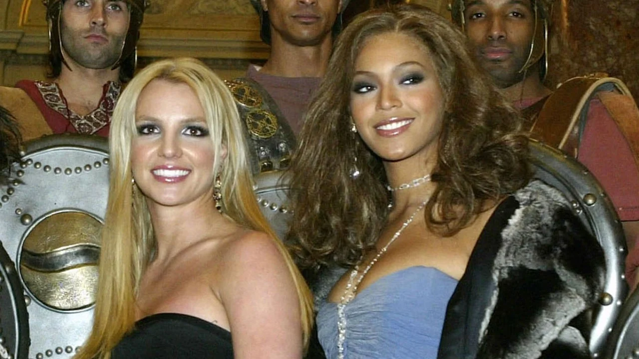 Britney Spears and Beyonce 