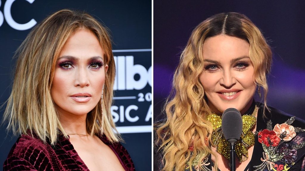 Jennifer Lopez and Madonna