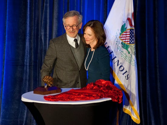 Steven Spielberg and Sally Field