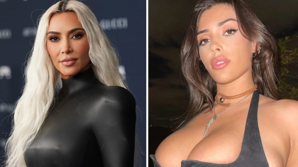 Bianca Censori and Kim Kardashian