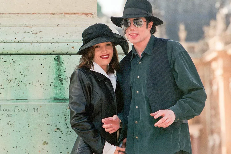 Lisa Marie with Michael Jackson