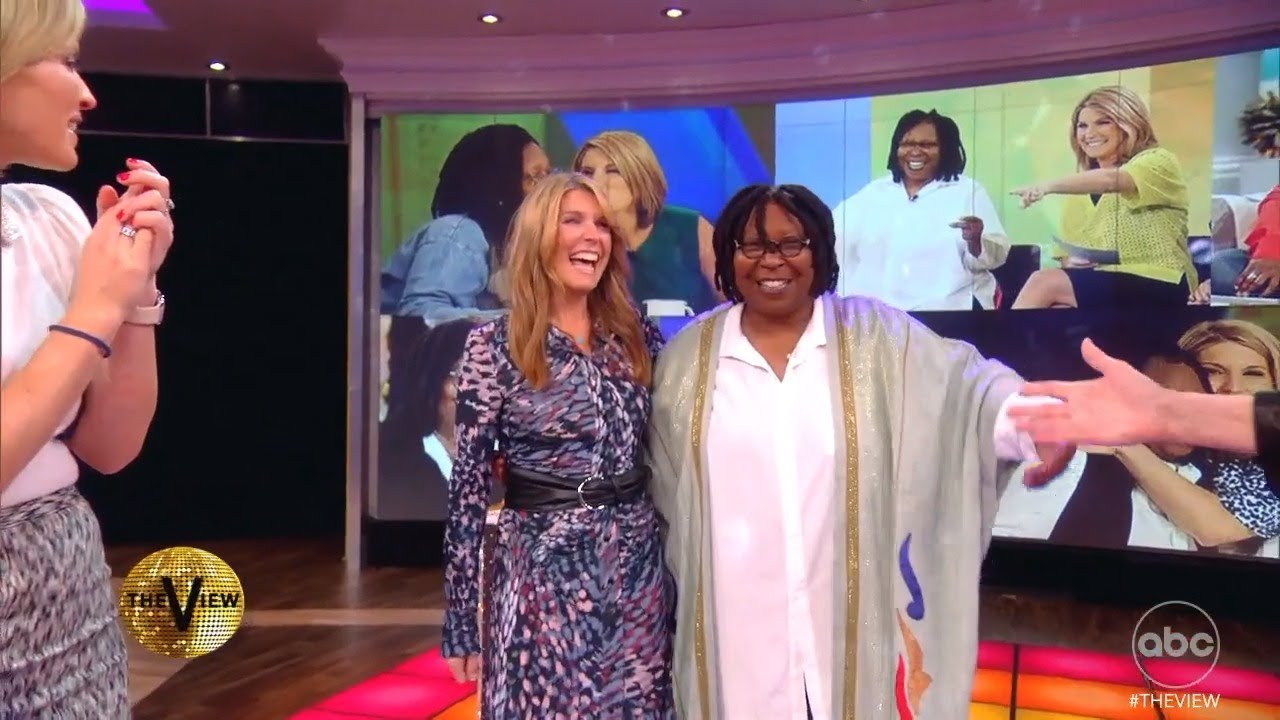 Whoopi Goldberg and Nicolle Wallace