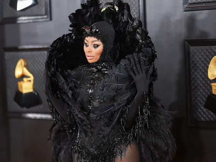 Blac Chyna's look for 2023 Grammys