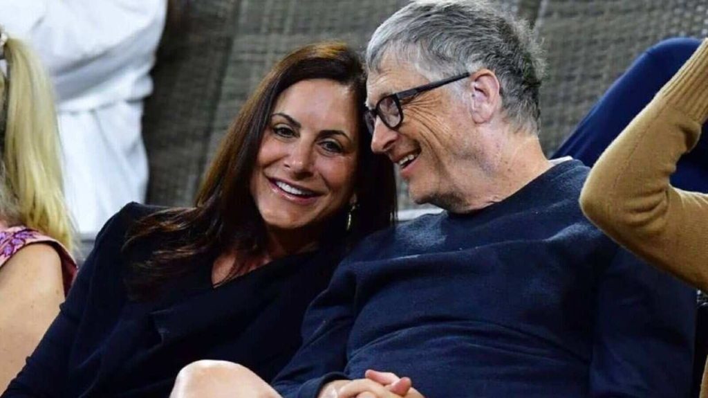 Paula Hurd and Bill Gates