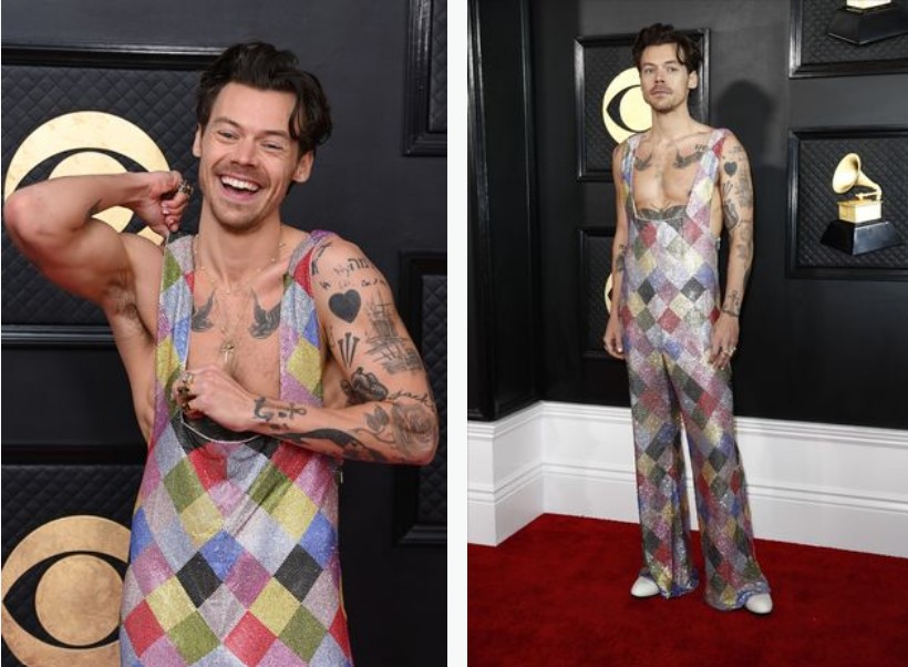 Harry Styles turned heads on the red carpet