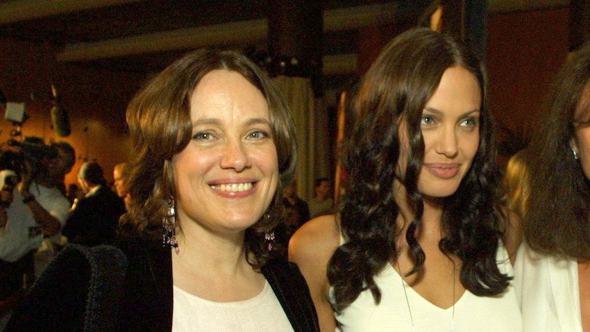Angelina Jolie with her late mother, Marcheline Bertrand