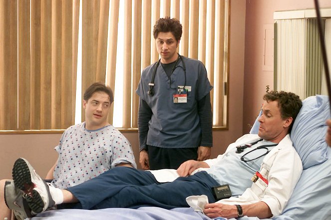 Zach Braff and Brendan Fraser in Scrubs