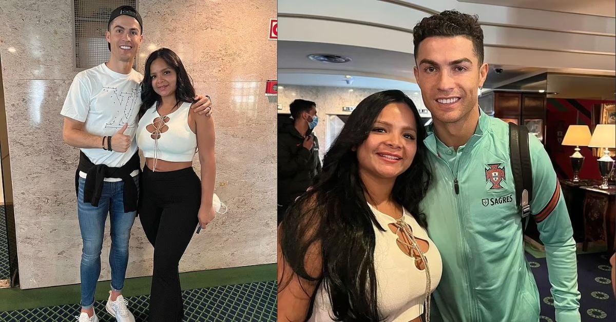 Cristiano Ronaldo with Georgilaya 