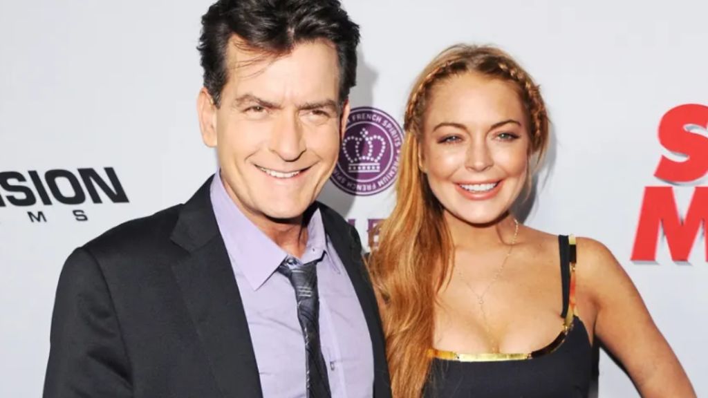 Charlie Sheen and Lindsay Lohan