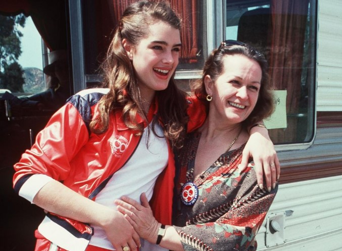 Brooke Shields With Her Late Mother