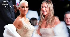 Jennifer Aniston Mimics Kim Kardashian’s Marilyn Monroe Look After Socialite Accused of Damaging Iconic Dress Because of Her CurvesJennifer Aniston Mimics Kim Kardashian’s Marilyn Monroe Look After Socialite Accused of Damaging Iconic Dress Because of Her Curves