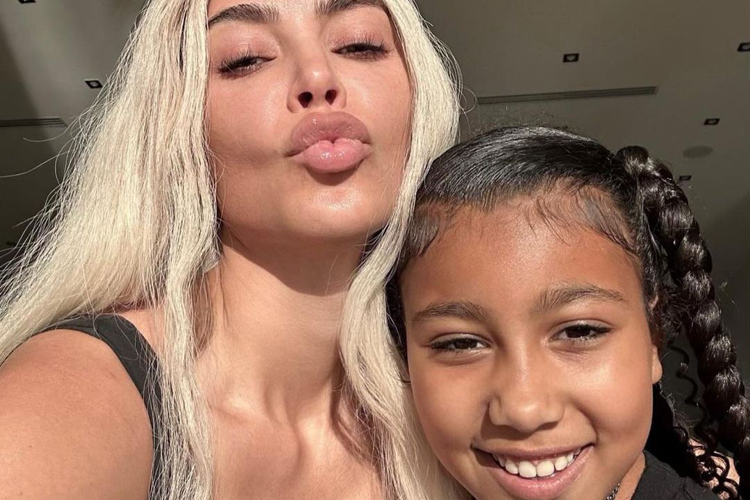 Kim Kardashian with daughter North